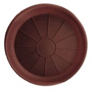 Plato Para Macetero Redondo P50 de Color Café