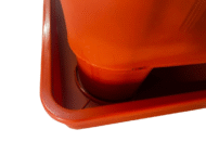 Plato Para Macetero cuadrado PC40de Color Terracota