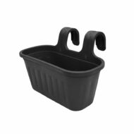 Jardinera de Balcón Negro