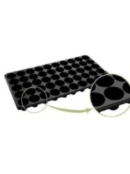 Bandeja Almaciguera de 32 Cavidades Redondas Negra Rígida 1 Unidad