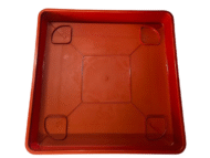 Plato Para Macetero cuadrado PC50 de Color Terracota