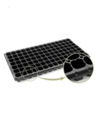 Bandeja Almaciguera de 105 Cavidades Negra Rígida 1 Unidad