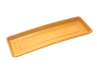 Plato Para Jardinera de Reja 60 Color Naranjo