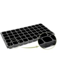 Bandeja Almaciguera de 50 Cavidades Negra Rígida 1 Unidad