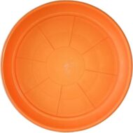 Plato Para Macetero Redondo P23 de Color Naranjo