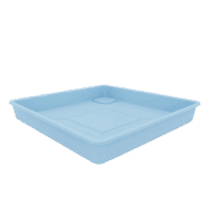 Plato Para Macetero cuadrado PC10 de Color Azul Pastel - Imagen 2