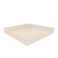 Plato Para Macetero cuadrado PC10 de Color Hueso - Imagen 2