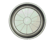 Plato Para Macetero Redondo P19 de Color Dorado