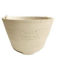 Macetero Modelo Barril 52 Cm de Color Hueso - Imagen 2