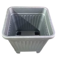 Macetero Cuadrado MC50 Plateado - Imagen 2