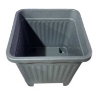 Macetero Cuadrado MC10 Plateado - Imagen 3