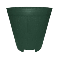 Macetero Modelo Barril 40 Cm Color Verde Oscuro