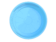 Plato Para Macetero Redondo P19 de Color Verde Azul Pastel - Imagen 5