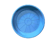 Plato Para Macetero Redondo P19 de Color Verde Azul Pastel - Imagen 4