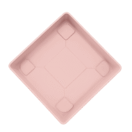 Plato Para Macetero cuadrado PC10 de Color Palo Rosa
