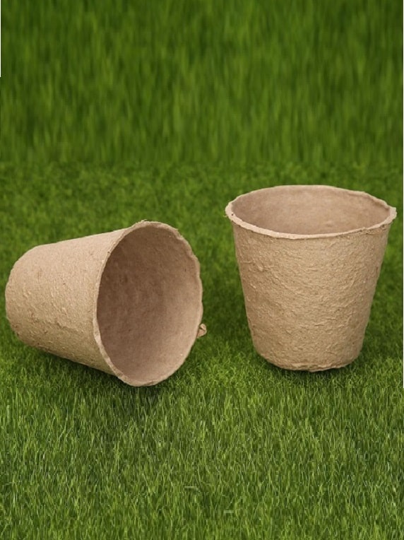 Macetero de Papel Biodegradable, Maceta Especial para Semillero