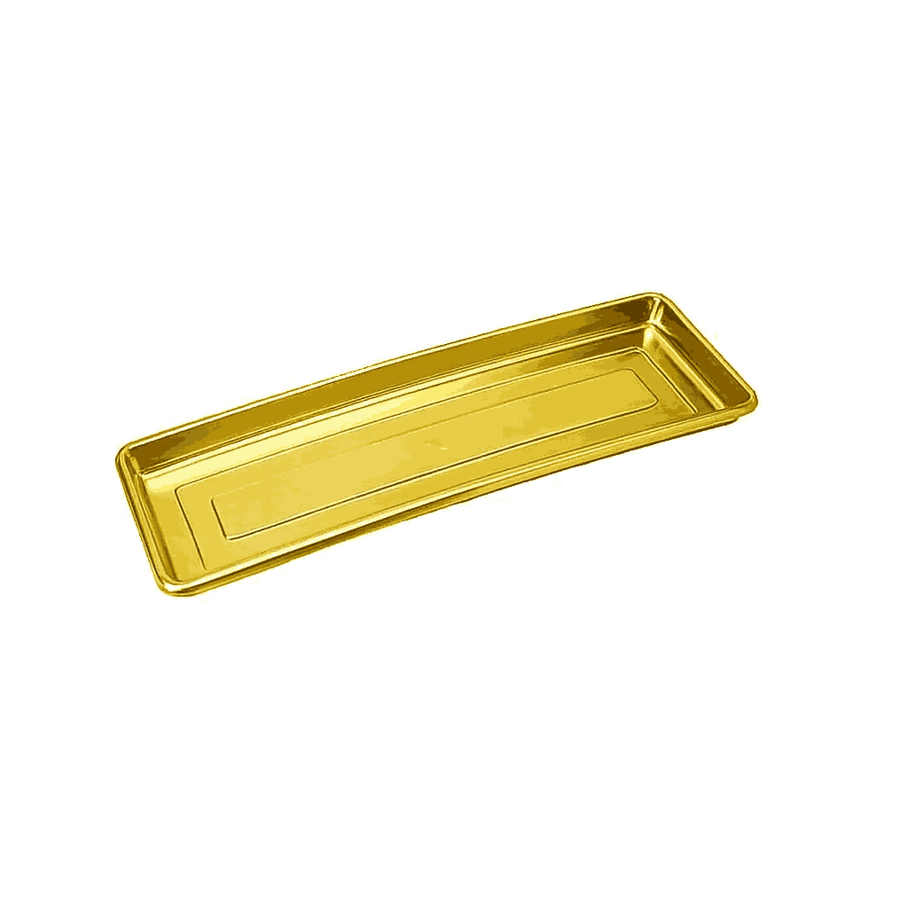 Plato Para Jardinera PJR30 Color Dorado
