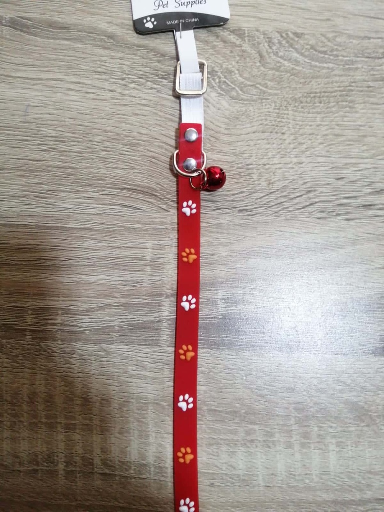 Collar Para Gatos Gomita Rojo