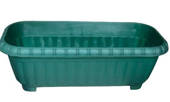 Jardinera Verde Oscuro Con Diseño