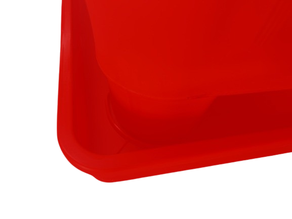 Plato Para Macetero cuadrado PC10 de Color Rojo