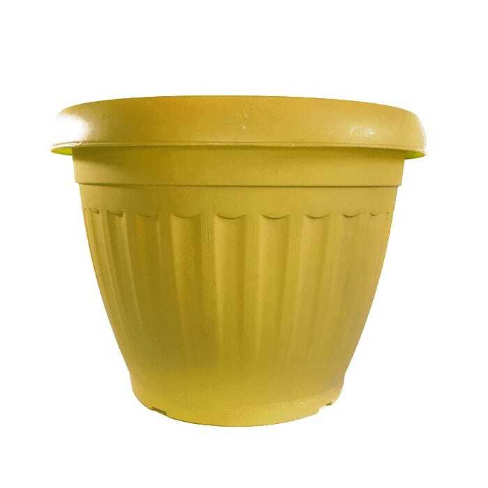 Macetero M8 redondo color Amarillo