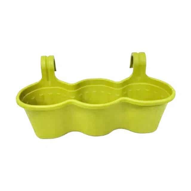 Jardinera de Balcón Triple Amarillo