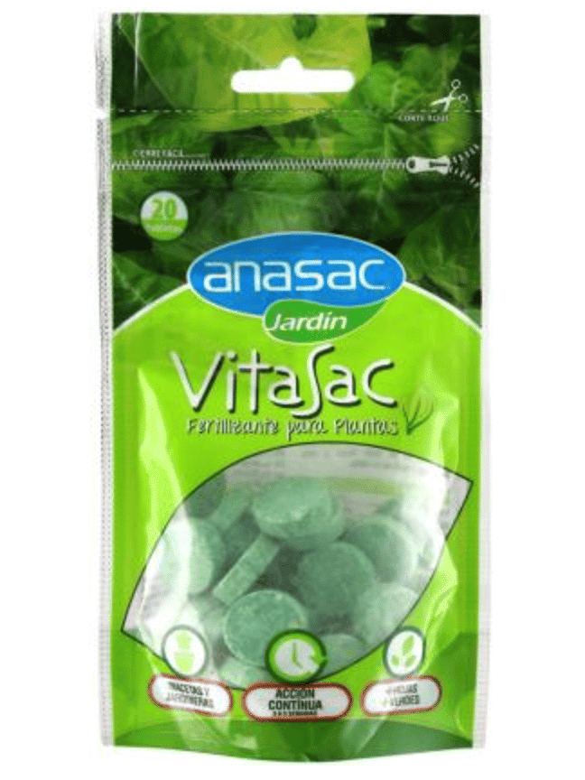 Fertilizante para Plantas Vitasac 20 Tabletas
