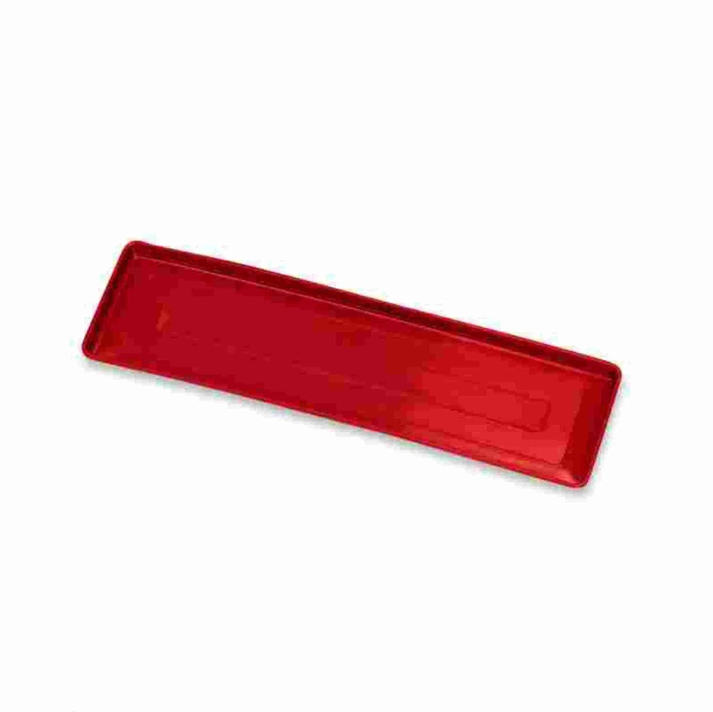 Plato Para Jardinera de Reja 45 Color Rojo
