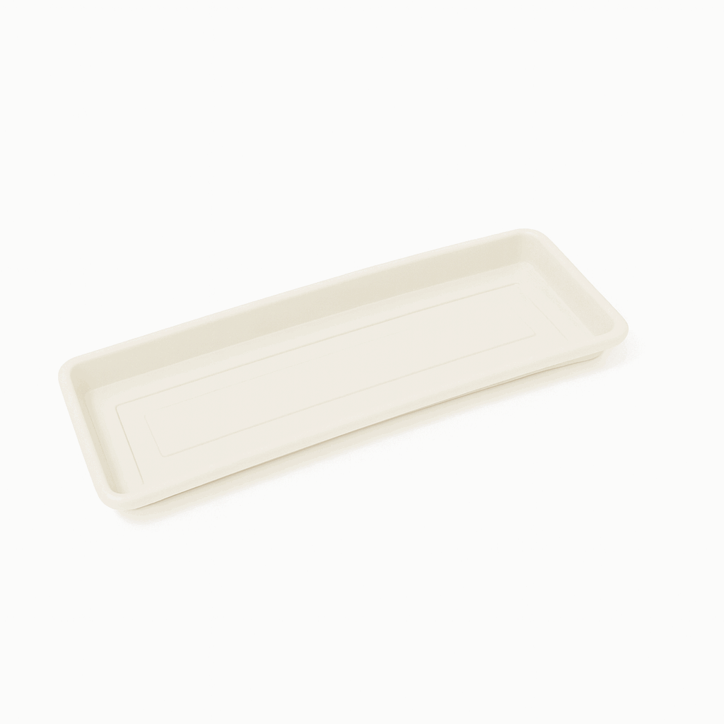 Plato Para Jardinera PJR-60 Color Hueso