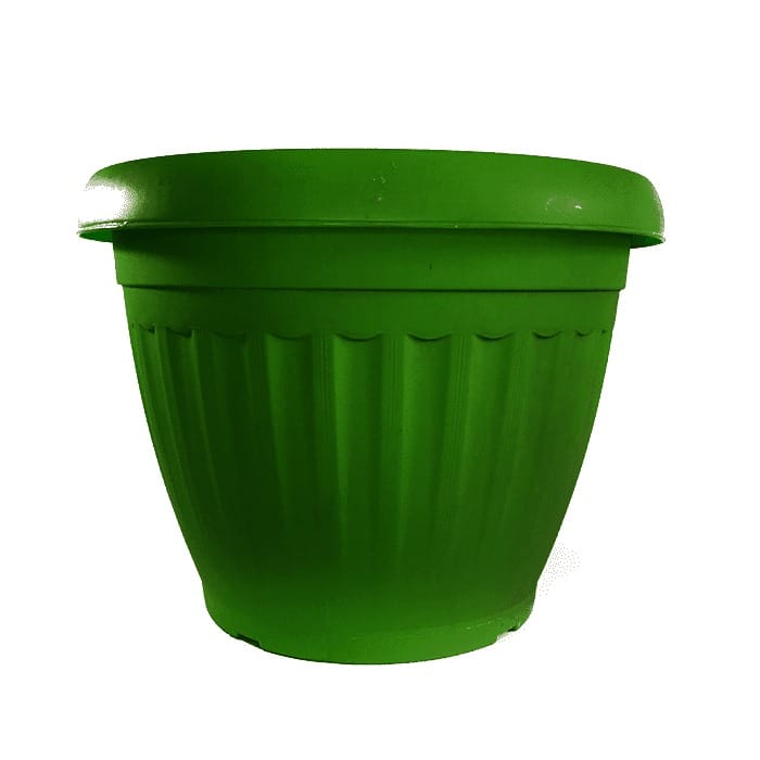 Macetero Grande de M-50 Color Verde Oscuro