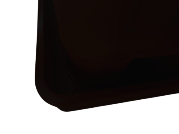 Plato Para Macetero cuadrado PC22 de Color Negro