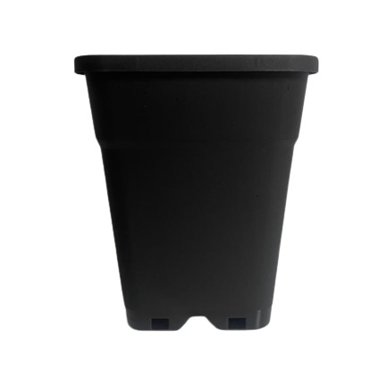 Macetero Rectangular 14x20cm Color Negro: Elegancia Sostenible