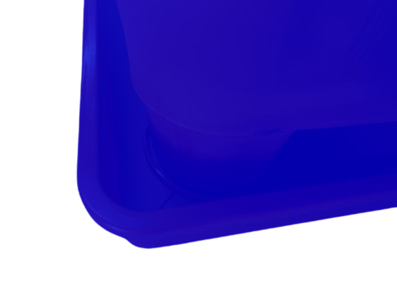Plato Para Macetero cuadrado PC30de Color Azul