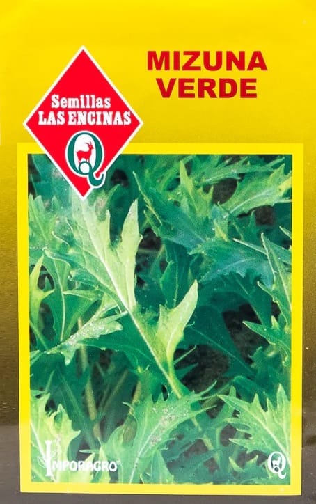 Semillas de Mizuna Verde