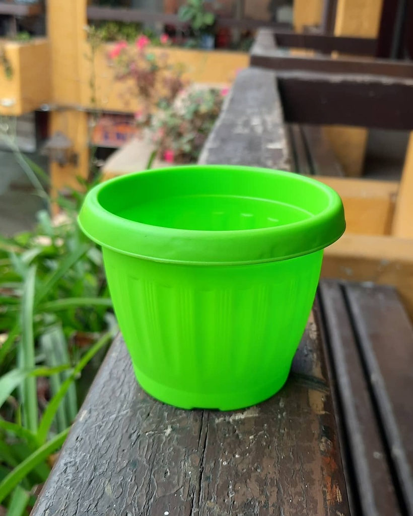Macetero M8 redondo color Verde