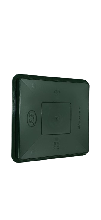 Plato Para Macetero cuadrado PC50 de Color Verde Oscuro - Imagen 3