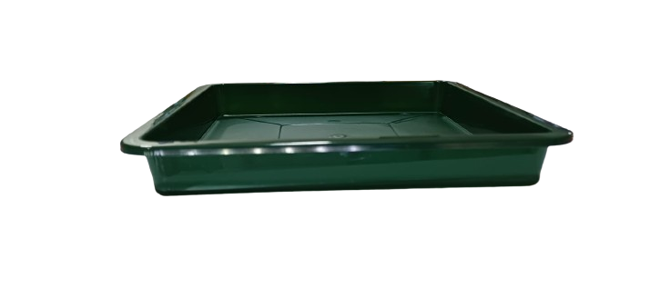 Plato Para Macetero cuadrado PC50 de Color Verde Oscuro - Imagen 2