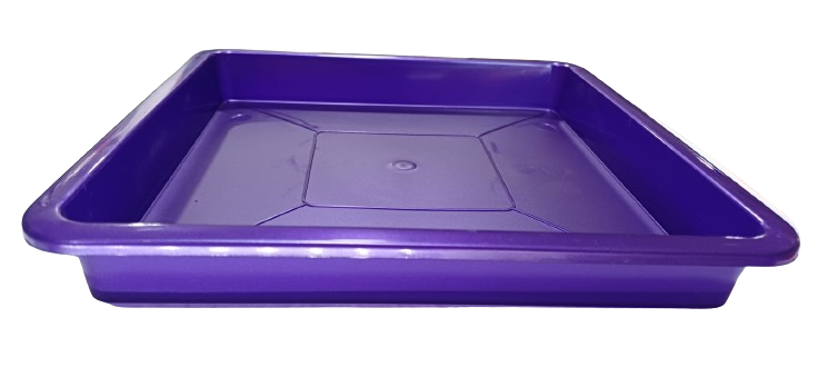Plato Para Macetero cuadrado PC22 de Color Morado - Imagen 2