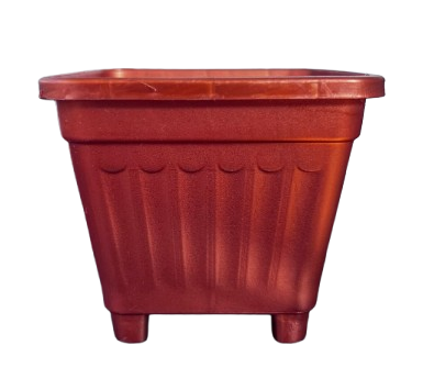 Macetero Cuadrado MC10 Cobre