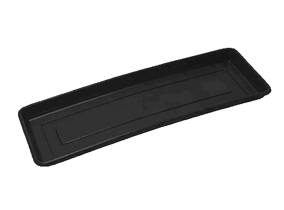 Plato Para Jardinera de Reja 60 Color Negro