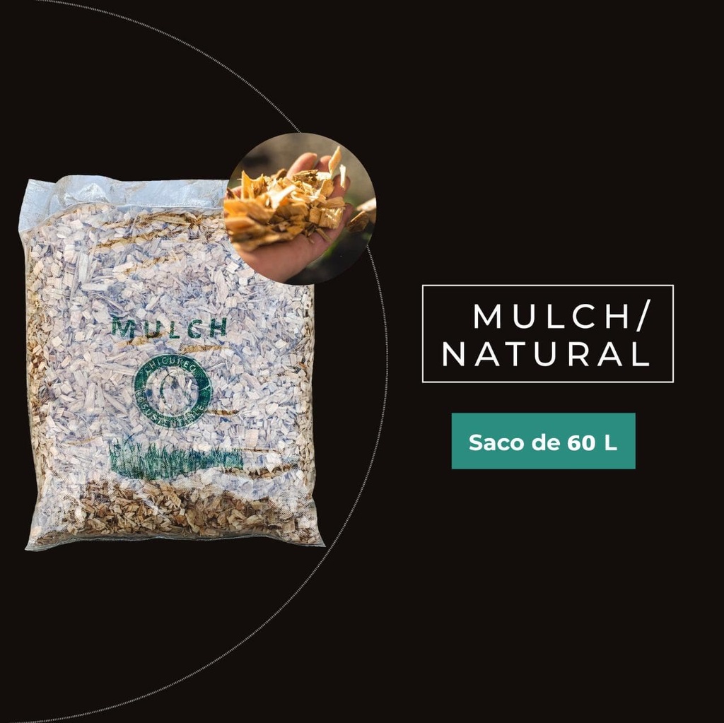 Mulch Natural Saco 60lts
