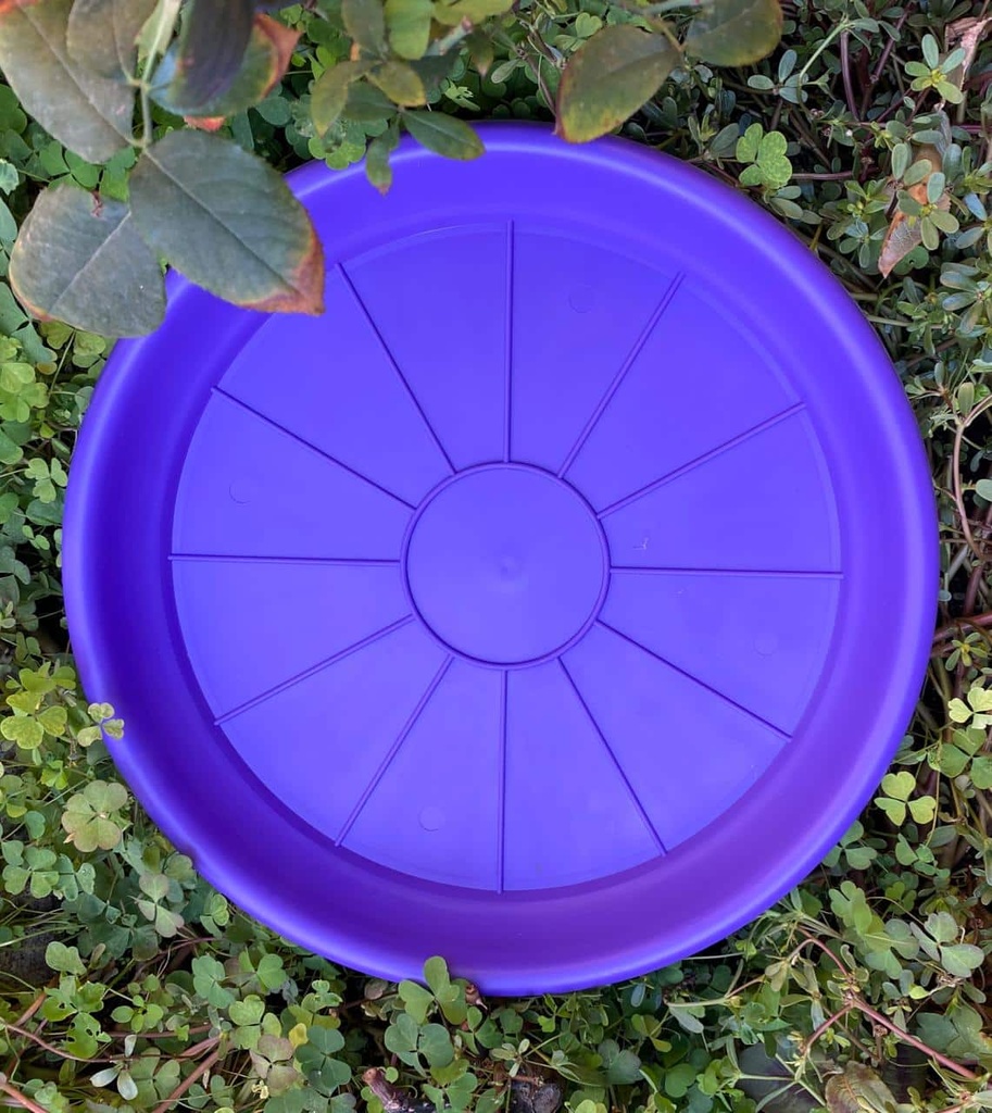 Plato Para Macetero Redondo P23  Color Lavanda