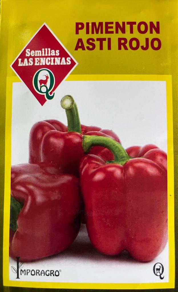 Semillas de Pimentón Asti Rojo