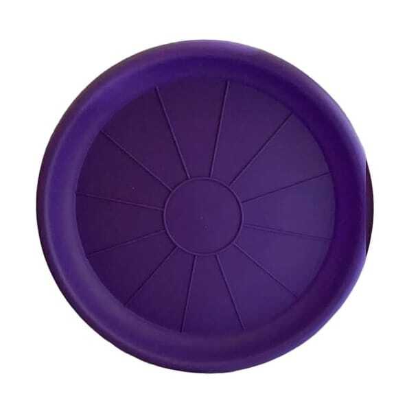 Plato Para Macetero Redondo P15 de Color Morado