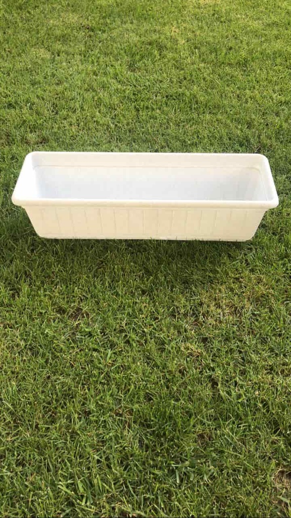 Jardinera Blanca 60X20X16 Cm