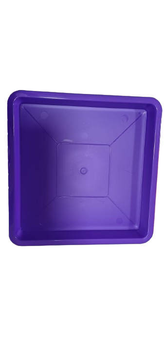 Plato Para Macetero cuadrado PC15 de Color Morado