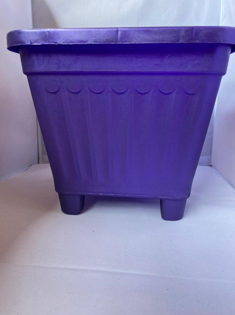 Macetero Cuadrado Morado 40 Cm