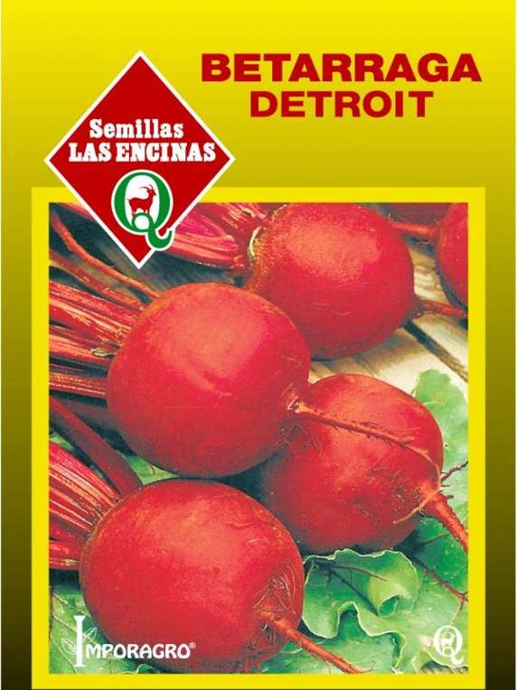 Semillas de Betarraga Detroit dark Red