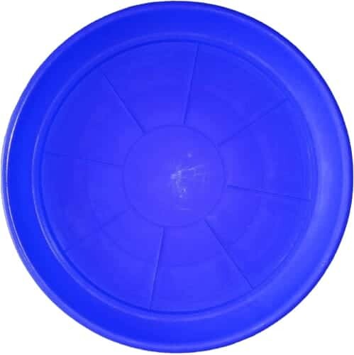 Plato Para Macetero Redondo P23 de Color Azul