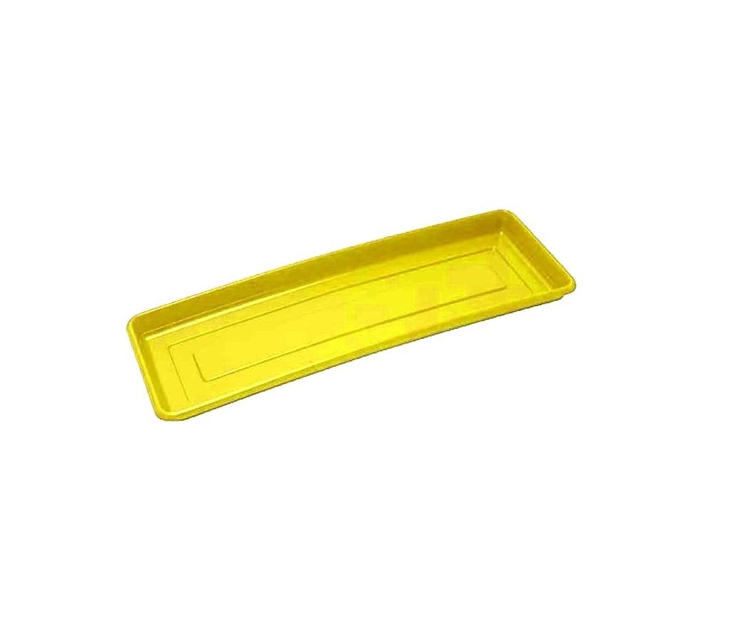 Plato Para Jardinera PJR30 Color Amarillo